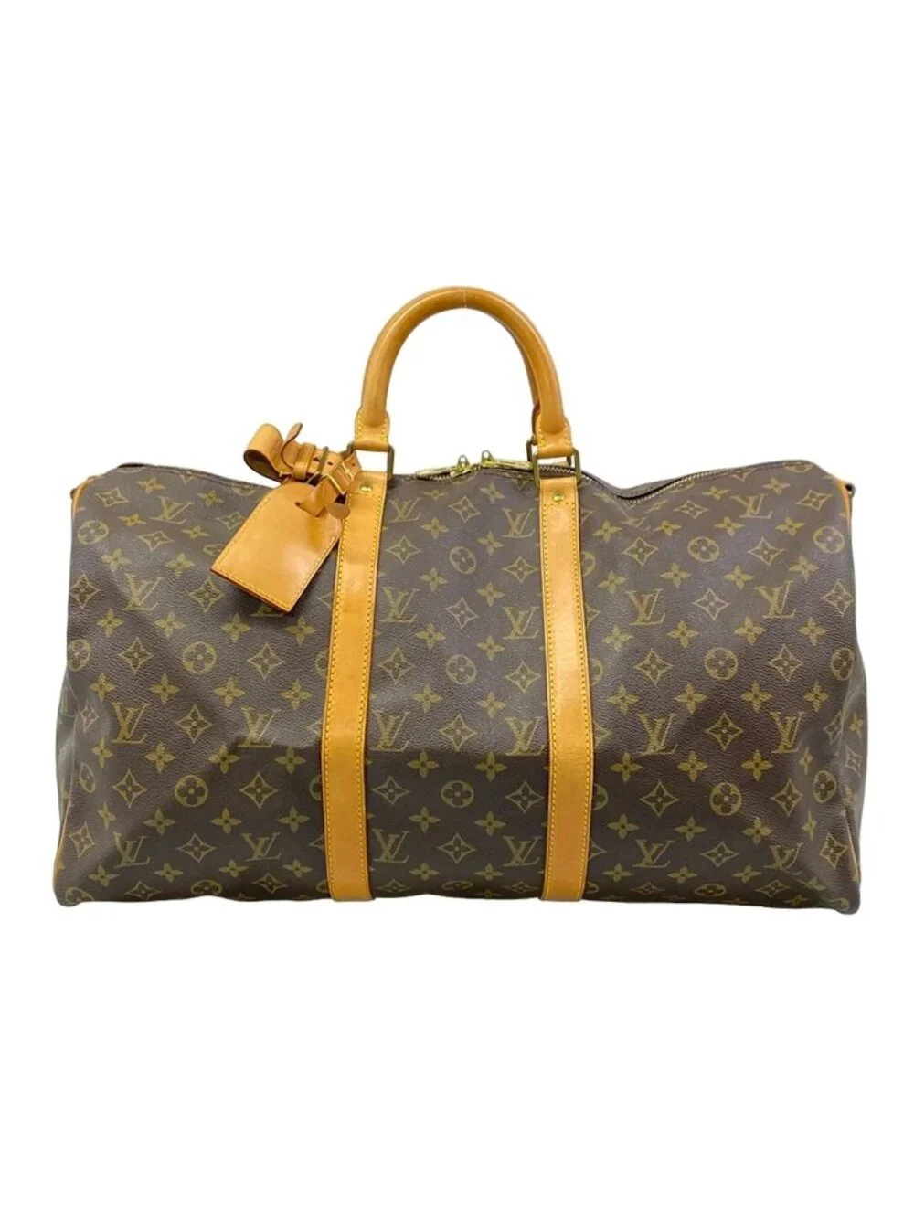 Louis Vuitton Boston Bag Monogram Keepall Bandouliere 50